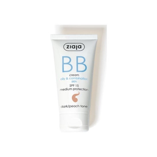 Ziaja Bb Cream Oily & Mixed Skin Spf15 Dark Tone 50ml