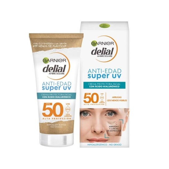 Garnier Delial Anti-Edad Super UV Crema Protectora Facial SPF50 50ml