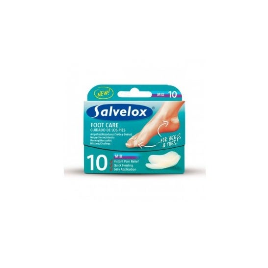 Salvelox Foot Care apósitos surtido 10 uds