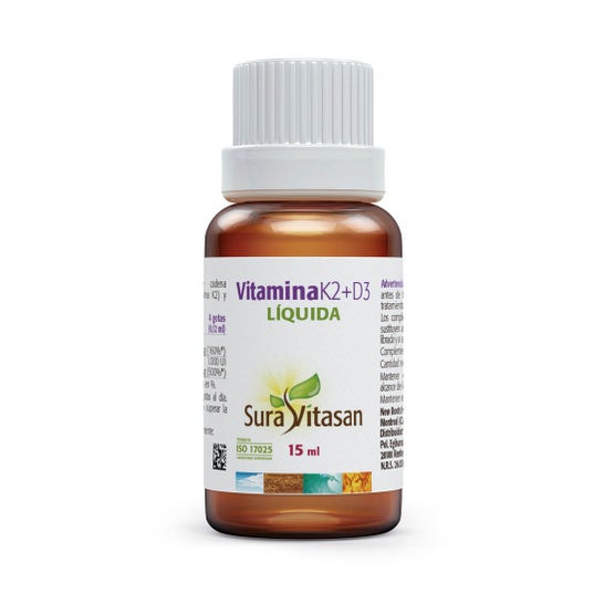 Sura Vitasan Vitamina K2 + D3 Líquida 15 ml