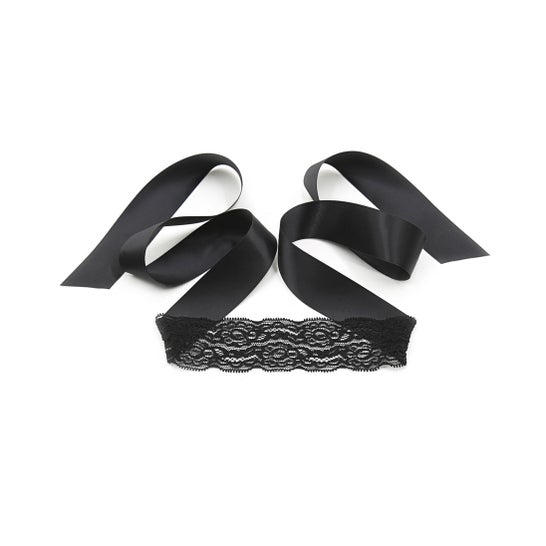 Crushious Set Lace Me Up Encaje Negro 3 uds