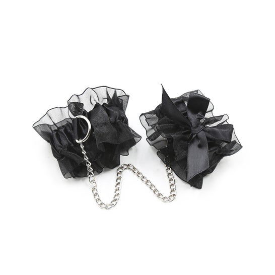 Crushious Set Lace Me Up Encaje Negro 3 uds