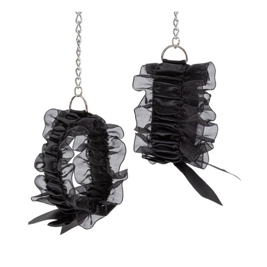 Crushious Set Lace Me Up Encaje Negro 3 uds