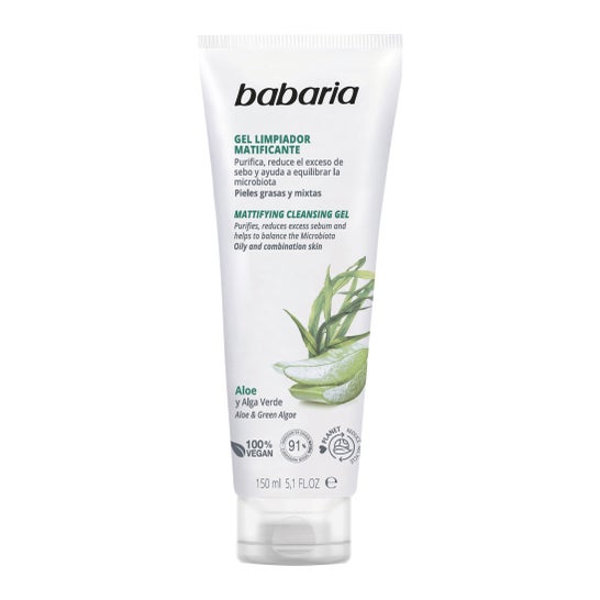 Babaria gel Limpiador Aloe Vera Piel grasa Mixta 150 ml