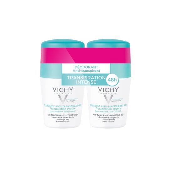 Vichy Desodorante Antitranspirante 48H Roll-On 2x50 Ml