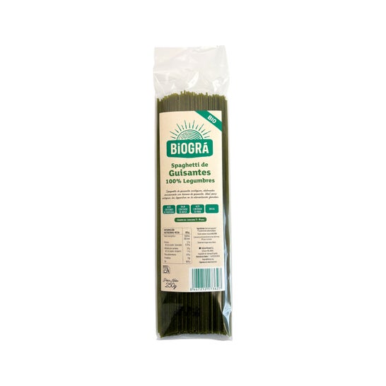 Biográ Espagueti guisantes Bio 250 g