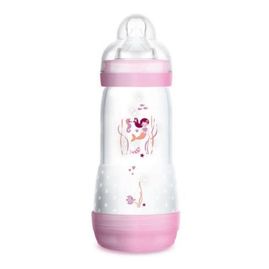 Mam Baby Biberón Anticólico 320 Ml Rosa