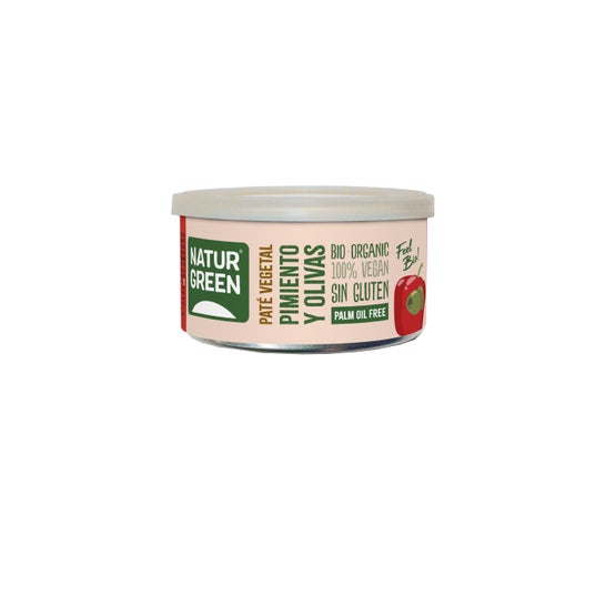 Naturgreen Green Pepper and Olives Pate 125 G