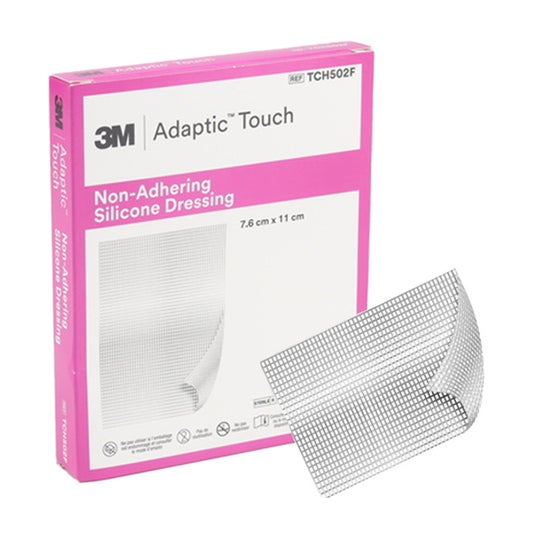 Adaptic Touch Non-Adherent Silicone Dressing 7,6x11cm 10uds