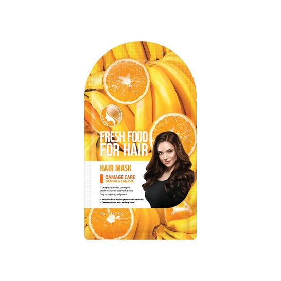 Farm Skin Damage Care Hair Mask Orange og banan 40g