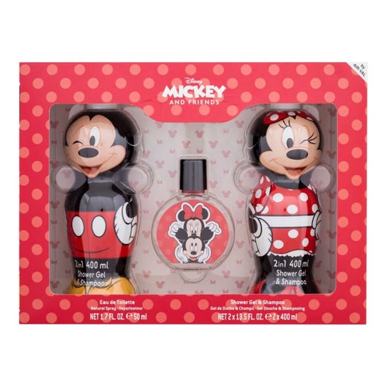 Air-Val Set Mickey y Minnie Shower Gel