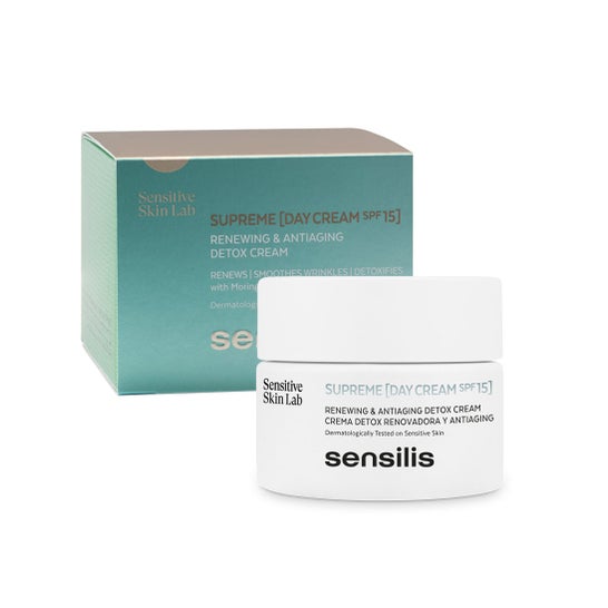 Sensilis Supreme Detox Day Cream SPF15+ 50ml