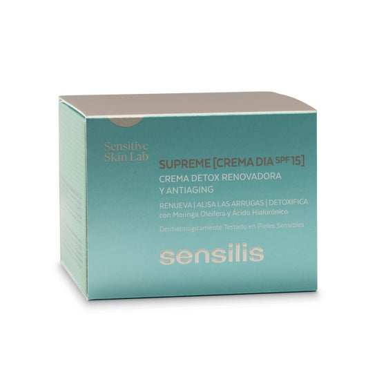 Sensilis Supreme [Day Cream SPF15] Crema Detox Renovadora y Antiaging 50ml
