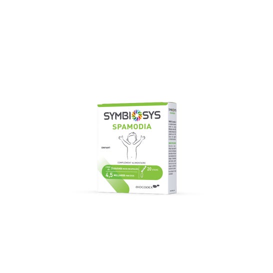 Symbiosys Spamodia 20 sticks  Biocodex, 20uds  (Código PF )