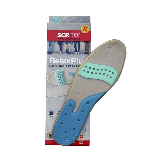 Scr Foot Relax Plus Plantillas Talla M 35-41 1 Par