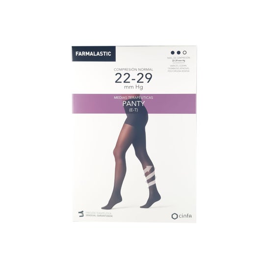 Farmalastic Normal Compression Panty Black Size EG 1 unit