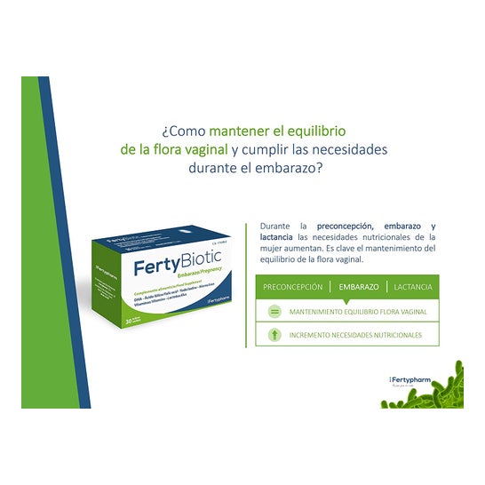 Fertybiotic Pregnancy 30 Capsules | PromoFarma