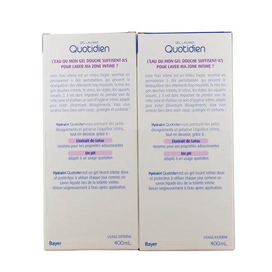 Hydralin Daily Intimate Cleansing Gel Pack 2x400 ml + 100 ml