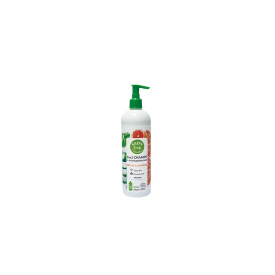 Happy Bio Cosmetics Champu-Acondicionador Pomelo-Aloe 500ml