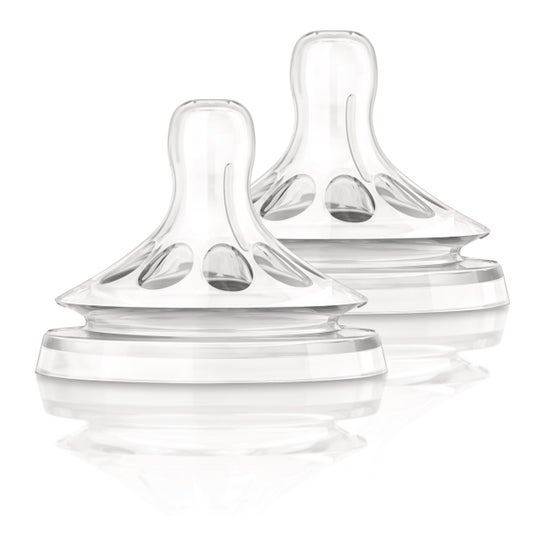 Avent Tetine Naturale 0M+ a medio flusso