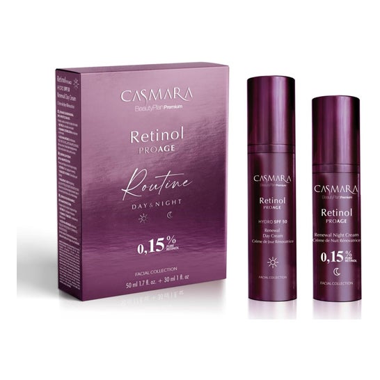 Casmara Pack Retinol ProAge Routine Día & Noche 0,15% 50ml + 30ml