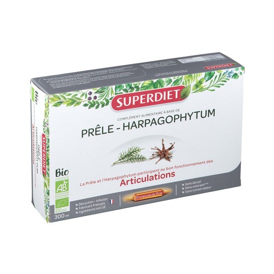 Super Diet Pr?le Harpagophytum Bio 20 ampoules