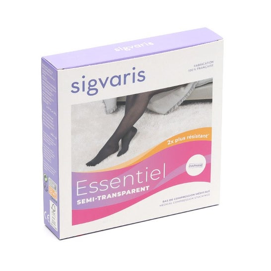 Sigvaris Self-Fastening Stockings Essentiel 2 Normal Black M 1 Unit