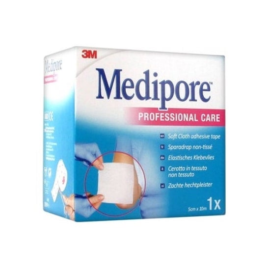 Medipore mesh til fastgørelse af forbindinger 10m X 10cm