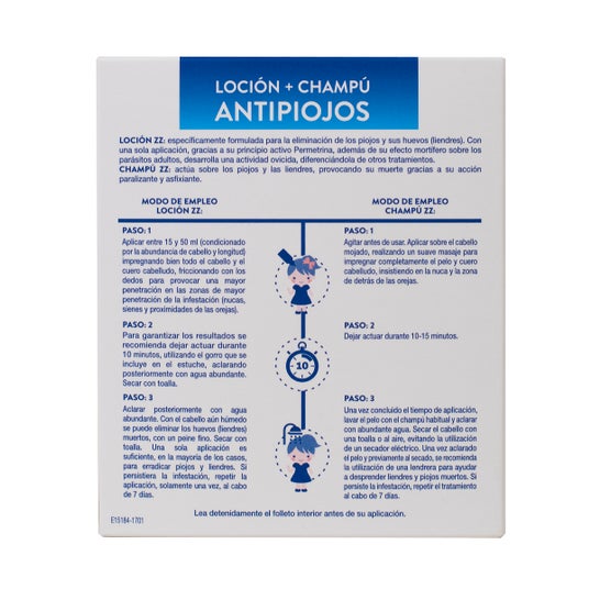 ZZ Loción+Champú Antipiojo 100+125ml