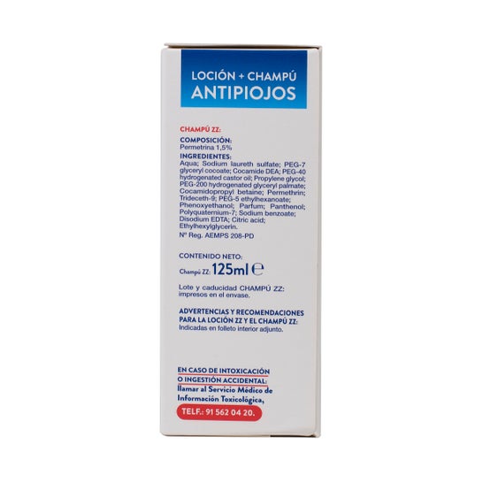 ZZ Loción+Champú Antipiojo 100+125ml