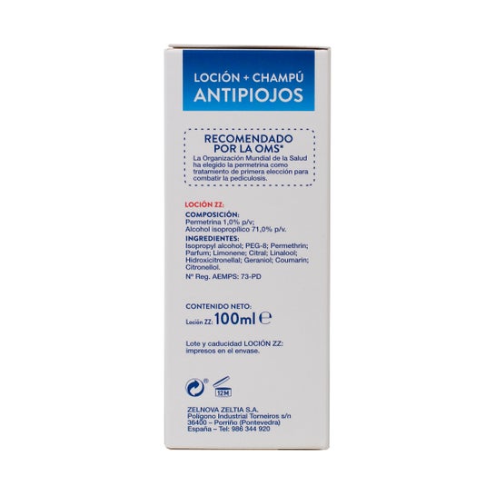 ZZ Loción+Champú Antipiojo 100+125ml