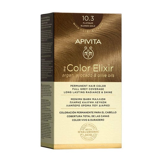 Apivita My Color Elixir 10.3 Platinum Golden Blonde Kit
