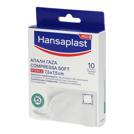 Hansaplast Compressa Soft Sterile 10 Unità