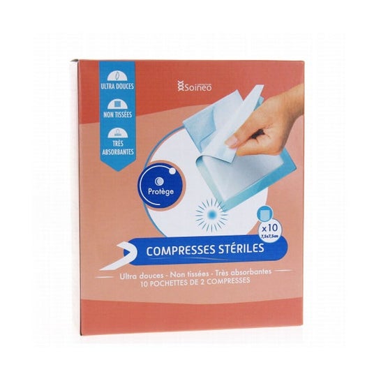 Soineo Compresas Esteriles No Tejidas 10x10 cm 10 uds
