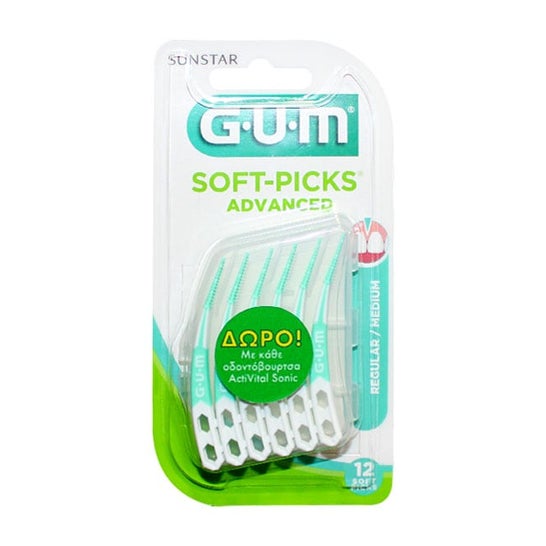 Distilleren Identiteit Bejaarden Gum Soft-Picks Advanced 12 pcs | PromoFarma