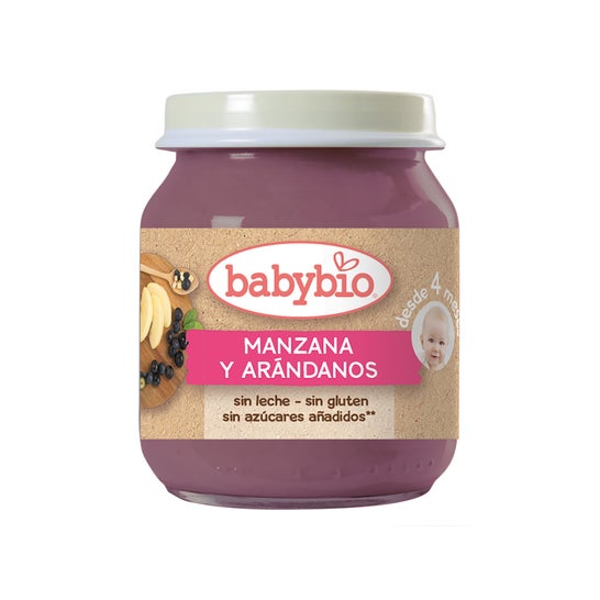 Babybio Manzana arándanos (130g) - Alimentación del bebé