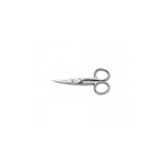 3 Claveles tijera uñas curva 3.5'' 9cm 1ud