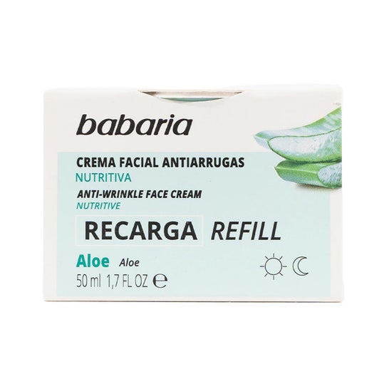 Babaria Crema Facial Antiarrugas Nutritiva Aloe Refill 50ml