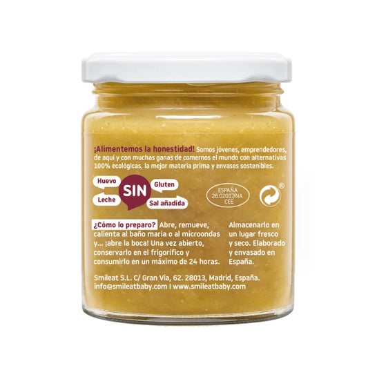 Smileat Tarrito Ecológico de Ternera Verduras 230 g