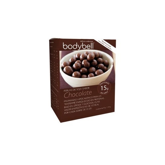 Bodybell Perlas de Soja con Chocolate 6x15g