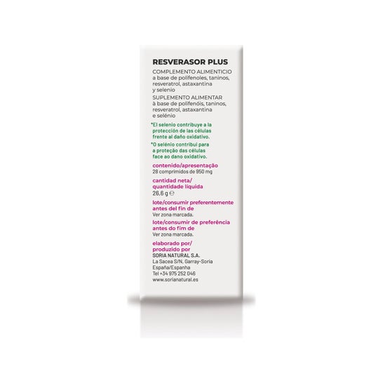Soria Natural Resverasor Plus 28comp