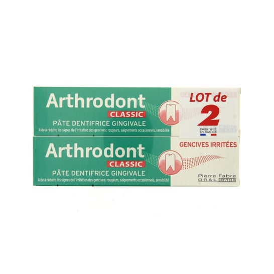 Elgydium Arthrodont Dentifrice Classic 2x75ml