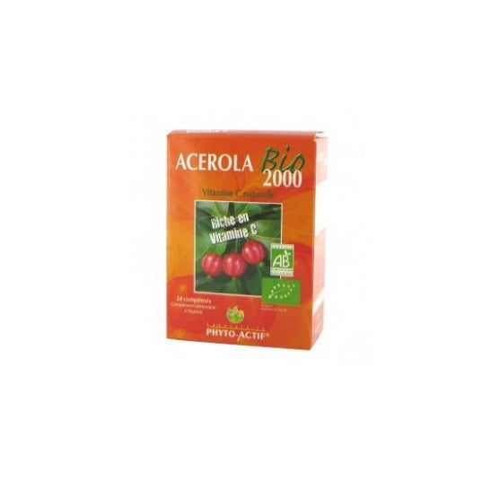 Phytoaktive Acerola Bio 2000 24 Tabletten