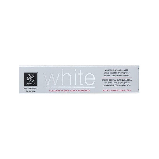 Apivita Crema Dental White Con Mastica Y Propoleo Con Fluor 75ml