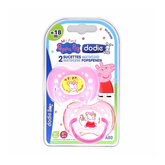 Dodie Soother 18M Peppa Pig A80 X