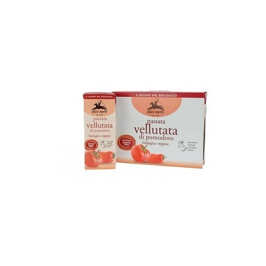 Alce Nero Puré Cremoso de Tomate Bio 3x200g Alce Nero Puré Cremoso de Tomate Bio 3x200g