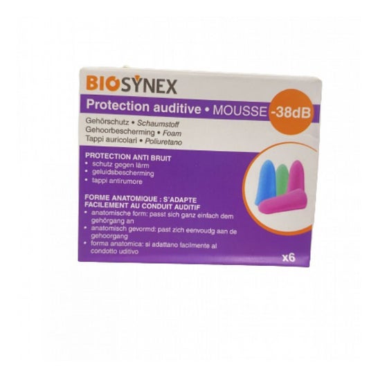 Biosynex Protector Auditivo Mousse 3 Pares