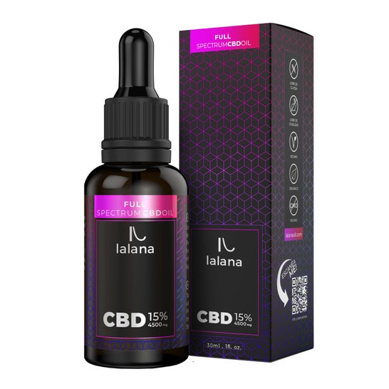 Lalana Cbd Oil Broad Spectrum 15% 4500mg 30ml