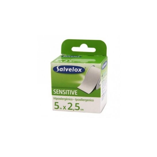 Salvelox Sensitive esparadrapo 5mx2,5mm 1 ud