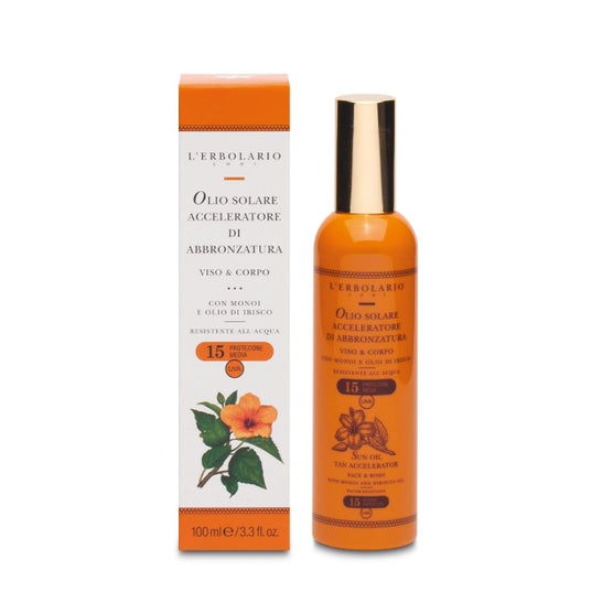 L'Erbolario Sonnenöl Bräunungsbeschleuniger SPF15 100 ml